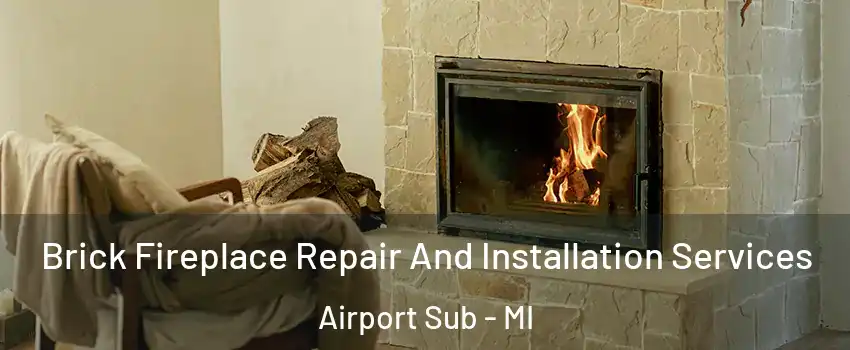 Brick Fireplace Repair And Installation Services Airport Sub - MI