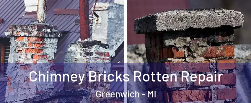 Chimney Bricks Rotten Repair Greenwich - MI