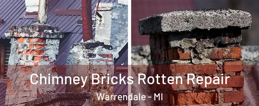 Chimney Bricks Rotten Repair Warrendale - MI