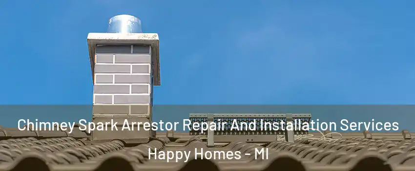 Chimney Spark Arrestor Repair And Installation Services Happy Homes - MI