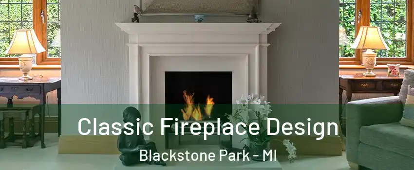 Classic Fireplace Design Blackstone Park - MI