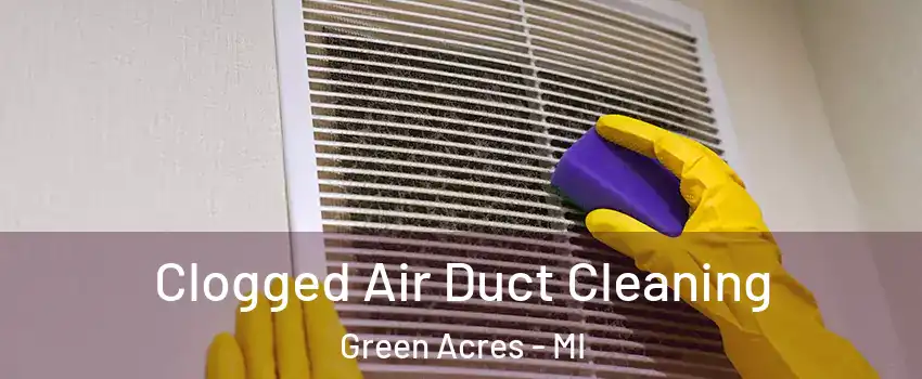 Clogged Air Duct Cleaning Green Acres - MI