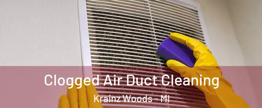 Clogged Air Duct Cleaning Krainz Woods - MI