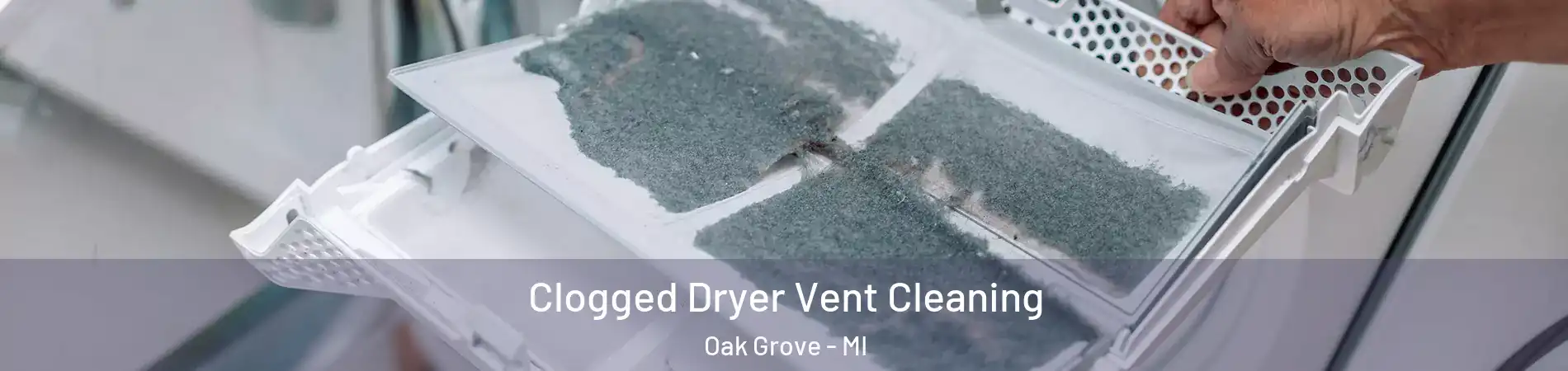 Clogged Dryer Vent Cleaning Oak Grove - MI