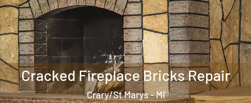 Cracked Fireplace Bricks Repair Crary/St Marys - MI