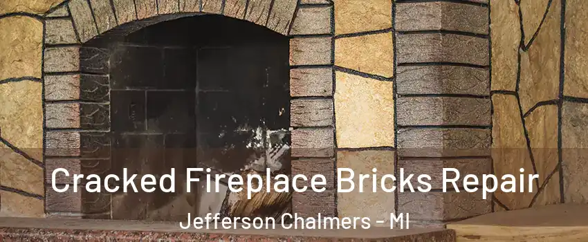 Cracked Fireplace Bricks Repair Jefferson Chalmers - MI