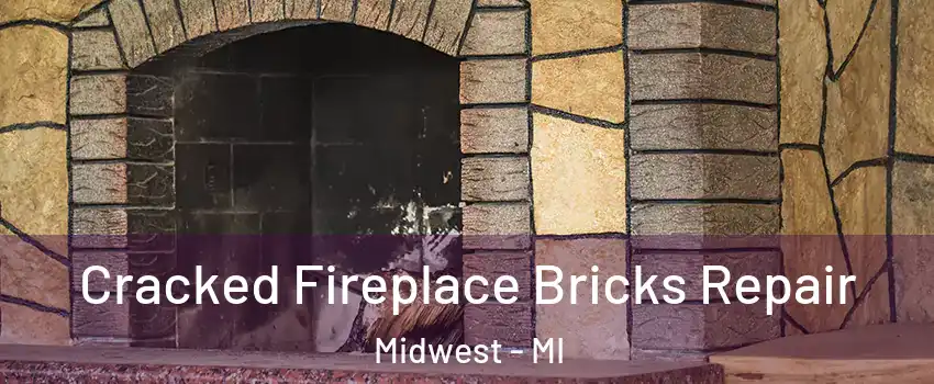 Cracked Fireplace Bricks Repair Midwest - MI