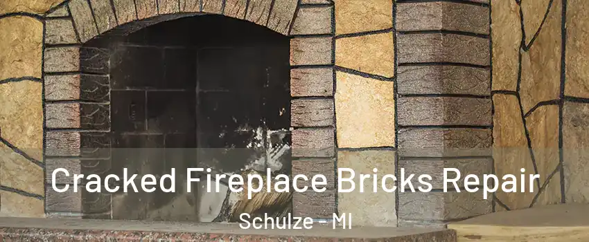 Cracked Fireplace Bricks Repair Schulze - MI