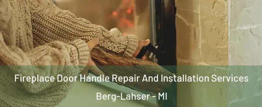 Fireplace Door Handle Repair And Installation Services Berg-Lahser - MI