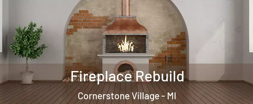 Fireplace Rebuild Cornerstone Village - MI