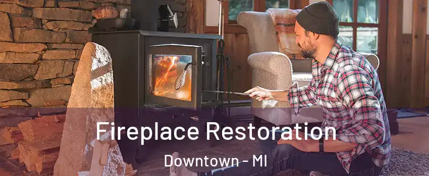 Fireplace Restoration Downtown - MI