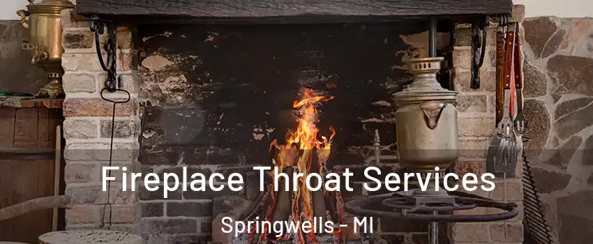 Fireplace Throat Services Springwells - MI