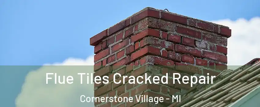 Flue Tiles Cracked Repair Cornerstone Village - MI