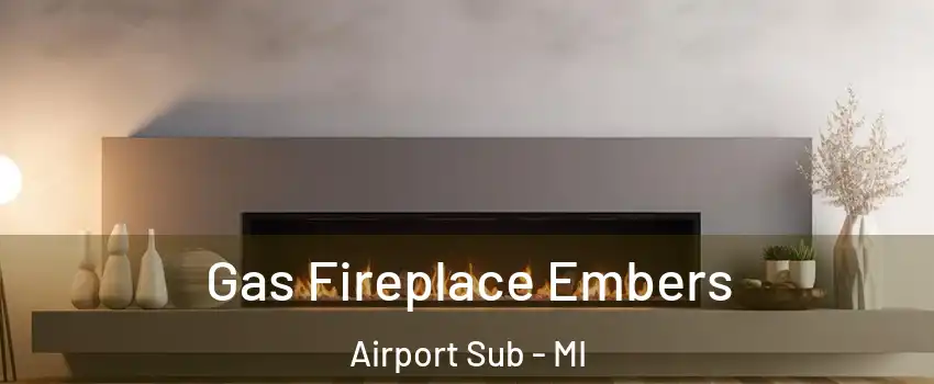 Gas Fireplace Embers Airport Sub - MI