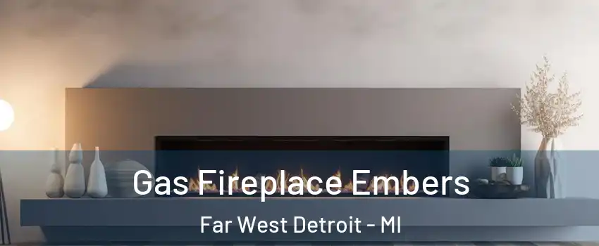 Gas Fireplace Embers Far West Detroit - MI