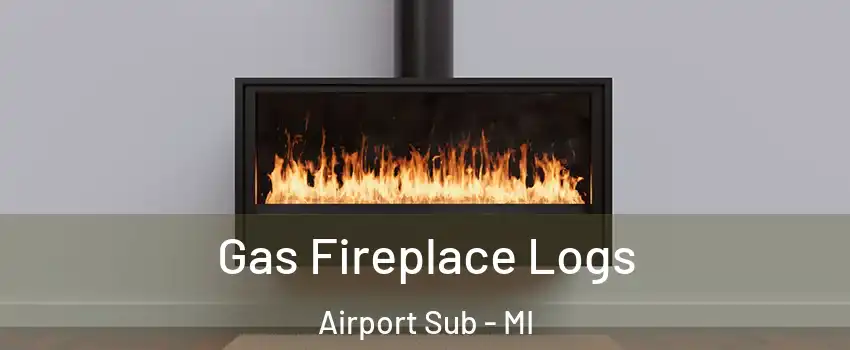 Gas Fireplace Logs Airport Sub - MI