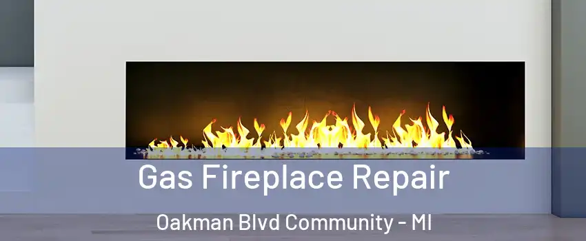 Gas Fireplace Repair Oakman Blvd Community - MI