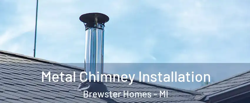 Metal Chimney Installation Brewster Homes - MI