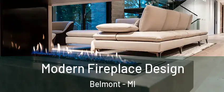 Modern Fireplace Design Belmont - MI