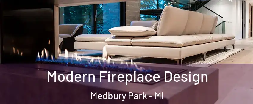 Modern Fireplace Design Medbury Park - MI