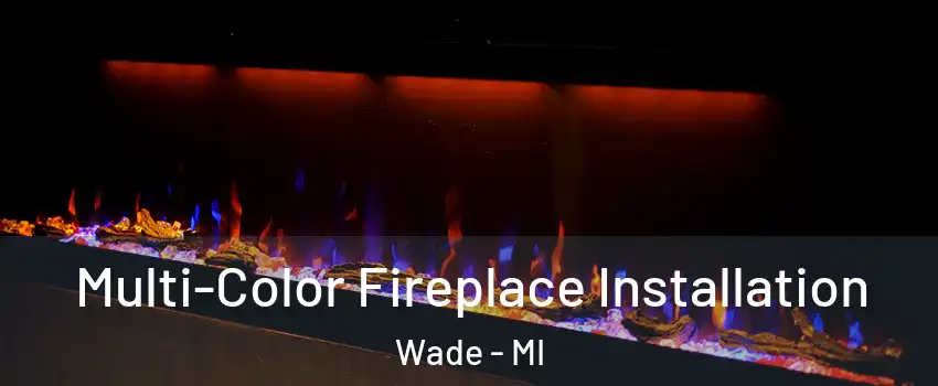 Multi-Color Fireplace Installation Wade - MI