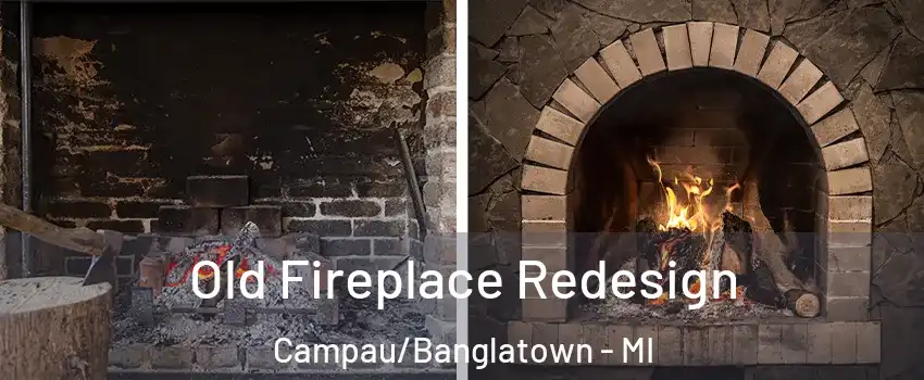 Old Fireplace Redesign Campau/Banglatown - MI