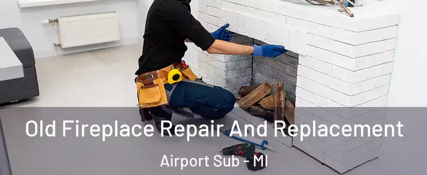 Old Fireplace Repair And Replacement Airport Sub - MI