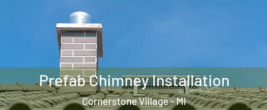 Prefab Chimney Installation Cornerstone Village - MI