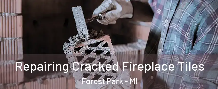 Repairing Cracked Fireplace Tiles Forest Park - MI