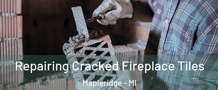 Repairing Cracked Fireplace Tiles Mapleridge - MI