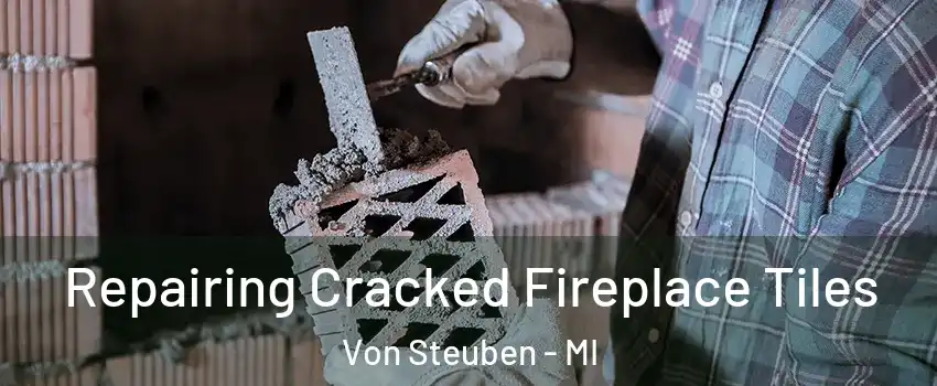 Repairing Cracked Fireplace Tiles Von Steuben - MI