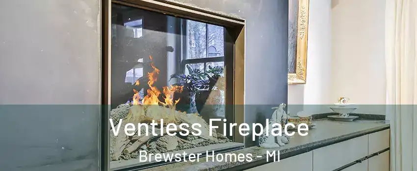 Ventless Fireplace Brewster Homes - MI