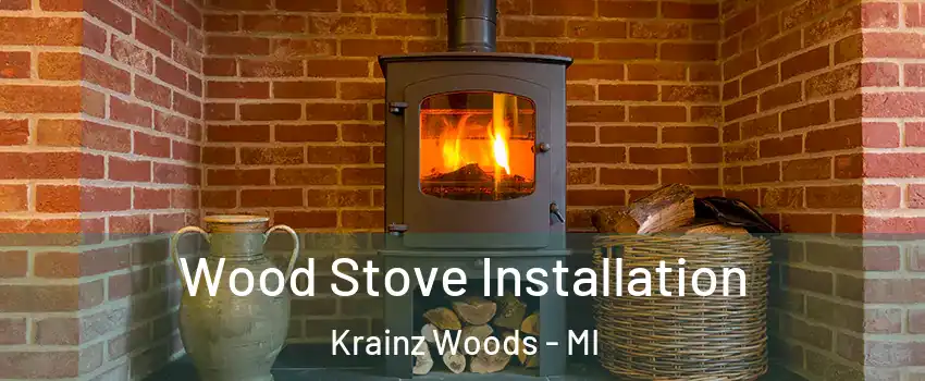 Wood Stove Installation Krainz Woods - MI